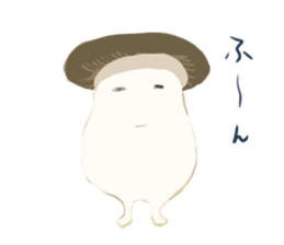 Delicious mushroom stamp sticker #4717745