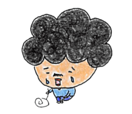 afro's lifestyle sticker #4719098