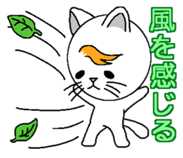 Wind cat sticker #4719780