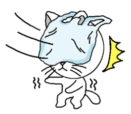 Wind cat sticker #4719786