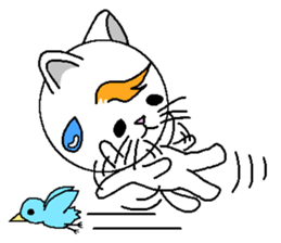 Wind cat sticker #4719791