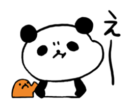 panda and mole sticker #4720331
