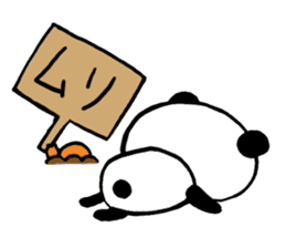 panda and mole sticker #4720346