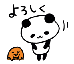 panda and mole sticker #4720349