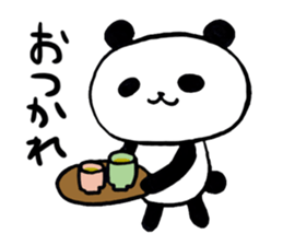 panda and mole sticker #4720353