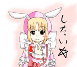 Finger langage-chan sticker #4722120