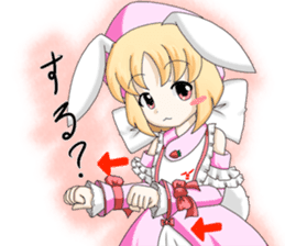 Finger langage-chan sticker #4722121