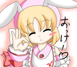 Finger langage-chan sticker #4722123