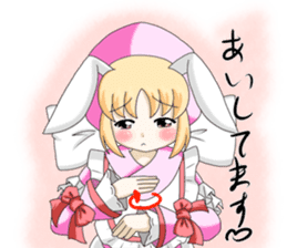 Finger langage-chan sticker #4722124