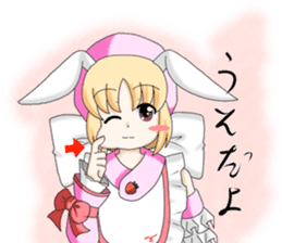 Finger langage-chan sticker #4722129