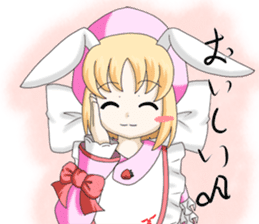 Finger langage-chan sticker #4722130