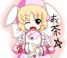 Finger langage-chan sticker #4722134