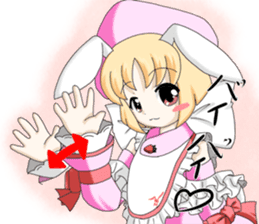 Finger langage-chan sticker #4722136