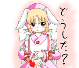 Finger langage-chan sticker #4722140
