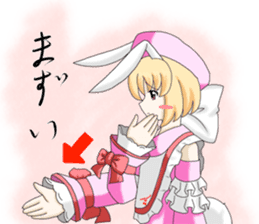 Finger langage-chan sticker #4722142