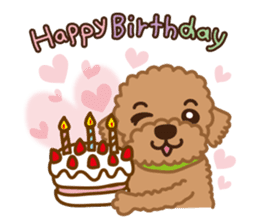 Toy Poodle "Captain" sticker #4722689