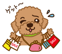 Toy Poodle "Captain" sticker #4722694