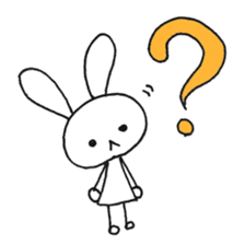 Daily life of a cat and the rabbit sticker #4722939