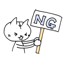 Daily life of a cat and the rabbit sticker #4722941