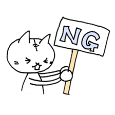 Daily life of a cat and the rabbit sticker #4722941