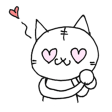 Daily life of a cat and the rabbit sticker #4722943