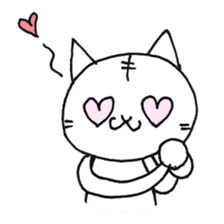 Daily life of a cat and the rabbit sticker #4722943