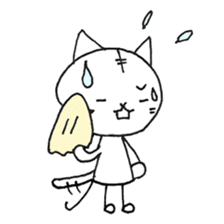 Daily life of a cat and the rabbit sticker #4722947