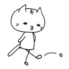 Daily life of a cat and the rabbit sticker #4722948