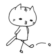 Daily life of a cat and the rabbit sticker #4722948