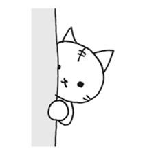 Daily life of a cat and the rabbit sticker #4722950