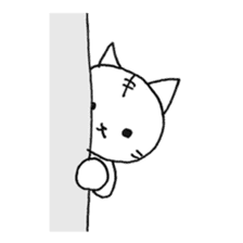 Daily life of a cat and the rabbit sticker #4722950