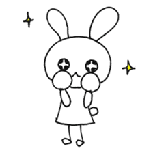 Daily life of a cat and the rabbit sticker #4722951