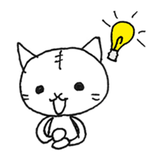 Daily life of a cat and the rabbit sticker #4722959