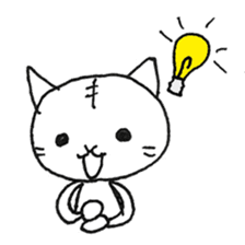 Daily life of a cat and the rabbit sticker #4722959