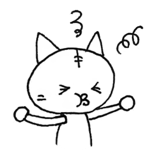 Daily life of a cat and the rabbit sticker #4722960