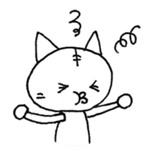 Daily life of a cat and the rabbit sticker #4722960