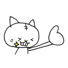 Daily life of a cat and the rabbit sticker #4722962