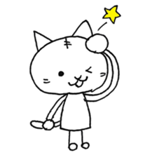 Daily life of a cat and the rabbit sticker #4722963