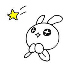 Daily life of a cat and the rabbit sticker #4722971