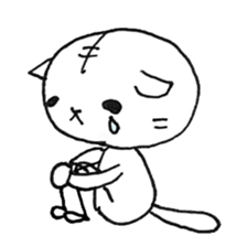 Daily life of a cat and the rabbit sticker #4722972