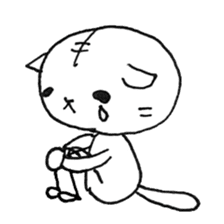 Daily life of a cat and the rabbit sticker #4722972