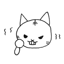 Daily life of a cat and the rabbit sticker #4722973