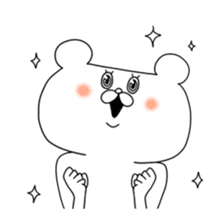 Very strange bear sticker #4722984