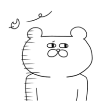 Very strange bear sticker #4723000