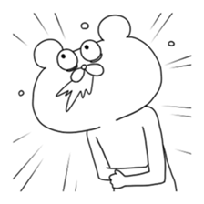 Very strange bear sticker #4723002