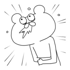 Very strange bear sticker #4723002