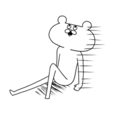 Very strange bear sticker #4723009