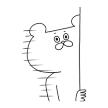 Very strange bear sticker #4723010