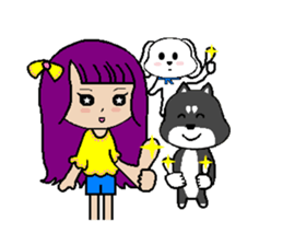 SIAO MI and her friends. sticker #4723626