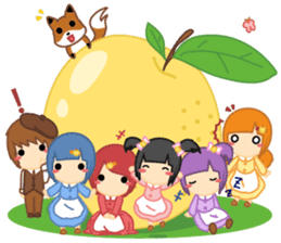 Six Children's Fruit Paradise sticker #4723695